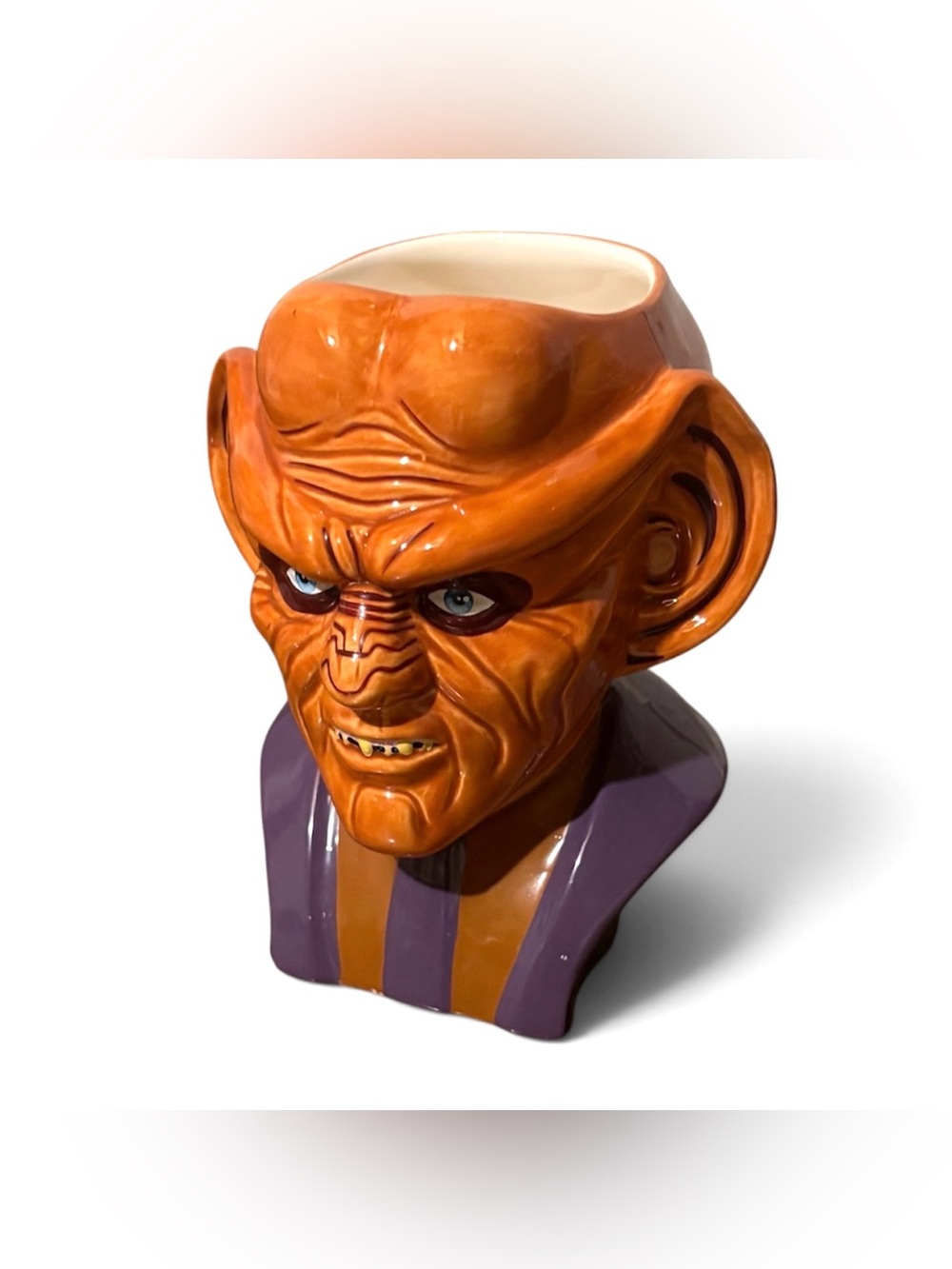 Vintage 1994 Quark Star Trek Ceramic Character Mug by Applause